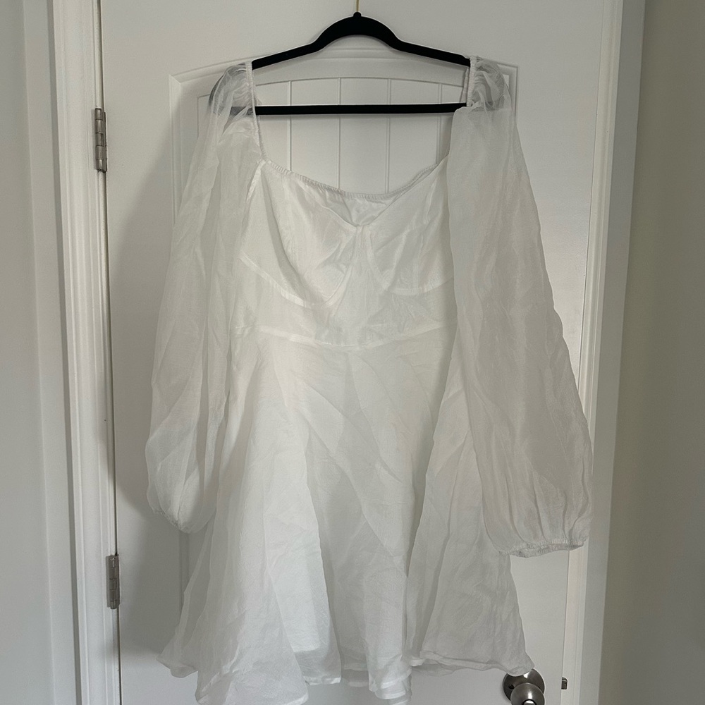 White Dress plus size